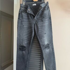 BOYISH distressed black‎ skinny jeans